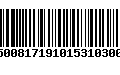 Código de Barras 91005008171910153103000460