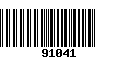 Código de Barras 91041