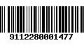 Código de Barras 9112280001477