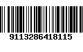 Código de Barras 9113286418115