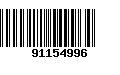 Código de Barras 91154996