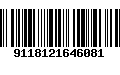 Código de Barras 9118121646081