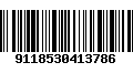 Código de Barras 9118530413786