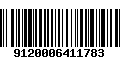 Código de Barras 9120006411783