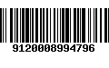 Código de Barras 9120008994796