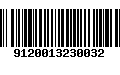 Código de Barras 9120013230032