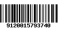 Código de Barras 9120015793740