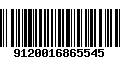 Código de Barras 9120016865545