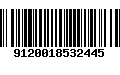 Código de Barras 9120018532445