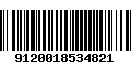 Código de Barras 9120018534821