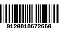 Código de Barras 9120018672660