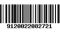 Código de Barras 9120022082721