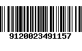 Código de Barras 9120023491157