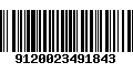 Código de Barras 9120023491843