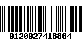 Código de Barras 9120027416804