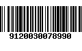 Código de Barras 9120030078990