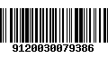 Código de Barras 9120030079386