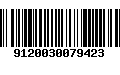 Código de Barras 9120030079423