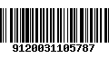 Código de Barras 9120031105787