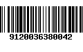 Código de Barras 9120036380042