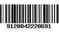 Código de Barras 9120042220691