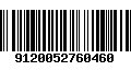 Código de Barras 9120052760460