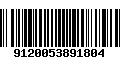 Código de Barras 9120053891804