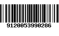 Código de Barras 9120053990286