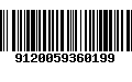 Código de Barras 9120059360199