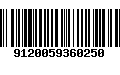 Código de Barras 9120059360250