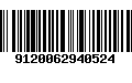 Código de Barras 9120062940524