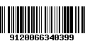 Código de Barras 9120066340399