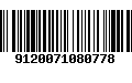 Código de Barras 9120071080778