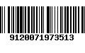 Código de Barras 9120071973513