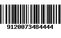 Código de Barras 9120073484444