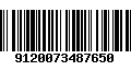 Código de Barras 9120073487650