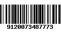 Código de Barras 9120073487773