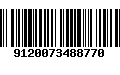 Código de Barras 9120073488770