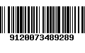 Código de Barras 9120073489289