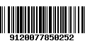 Código de Barras 9120077850252