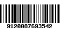 Código de Barras 9120087693542