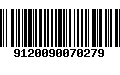 Código de Barras 9120090070279