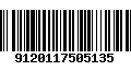 Código de Barras 9120117505135