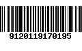 Código de Barras 9120119170195