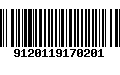 Código de Barras 9120119170201