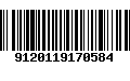 Código de Barras 9120119170584