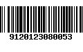 Código de Barras 9120123080053
