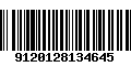 Código de Barras 9120128134645