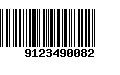 Código de Barras 9123490082