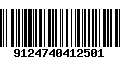 Código de Barras 9124740412501